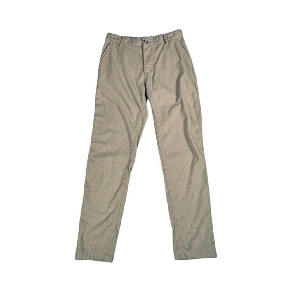 Cotton On Men Oxford Trouser Brown Tan Dress Pants Soft Size 28 x 27